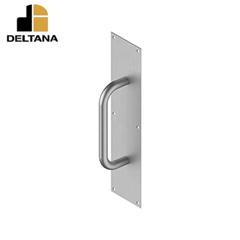 Deltana - Pull - Plate w/ Handle 4" x 16" - Stainless Steel - Optional Finish Deltana - Pull - Plate w/ Handle 4" x 16" - Stainless Steel - Optional Finish
