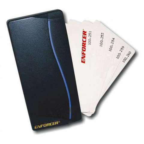 Seco-Larm - Access Control Stand-Alone PROX Card Reader - 100 Users - Weatherproof - Sealed Housing - 10 Cards Included - UHS Hardware Seco-Larm - Access Control Stand-Alone PROX Card Reader - 100 Users - Weatherproof - Sealed Housing - 10 Cards Included - UHS Hardware
