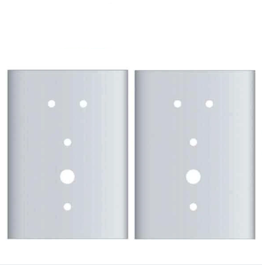 Entry Armor - Mortise Flat Plates for Kaba E-Plex 2000 Series - Set Of 2 - UHS Hardware Entry Armor - Mortise Flat Plates for Kaba E-Plex 2000 Series - Set Of 2 - UHS Hardware