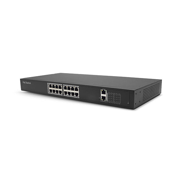 IC Realtime - PWR-POE-16 / 16 Port Full Gigabit PoE Switch 250W Max