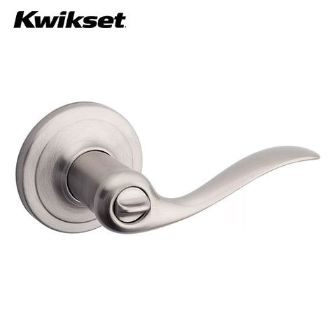 Kwikset - 740TNL - Tustin Lever - Round Rose - Entry - 15 - Satin Nickel - Smart Key Technology - Grade 2 - UHS Hardware Kwikset - 740TNL - Tustin Lever - Round Rose - Entry - 15 - Satin Nickel - Smart Key Technology - Grade 2 - UHS Hardware