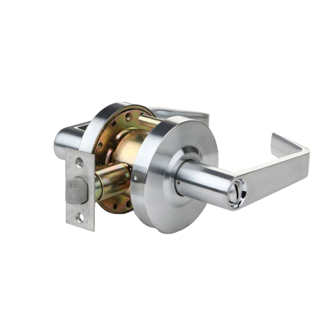 TELL - CL100139 - Heavy Duty Cylindrical Leverset - Satin Chrome - 2-3/4" Backset - Grade 2 - Privacy TELL - CL100139 - Heavy Duty Cylindrical Leverset - Satin Chrome - 2-3/4" Backset - Grade 2 - Privacy