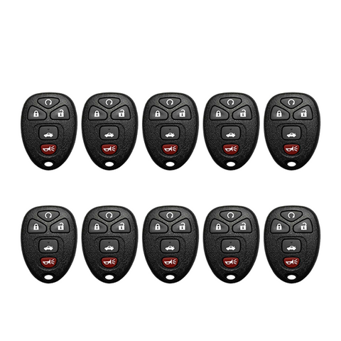 2004-2013 GM / 5-Button Keyless Entry Remote / PN: 22733524 / KOBGT04A (AFTERMARKET) (BUNDLE OF 10) - UHS Hardware 2004-2013 GM / 5-Button Keyless Entry Remote / PN: 22733524 / KOBGT04A (AFTERMARKET) (BUNDLE OF 10) - UHS Hardware