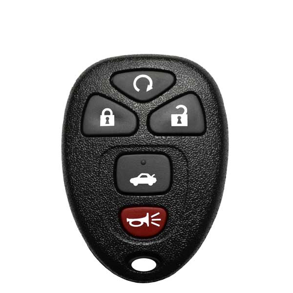 2004-2012 GM / 5-Button Keyless Entry Remote / PN: 22733524 / KOBGT04A (R-GM-501) - UHS Hardware