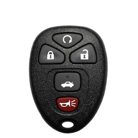 2004-2012 GM / 5-Button Keyless Entry Remote / PN: 22733524 / KOBGT04A (R-GM-501) - UHS Hardware 2004-2012 GM / 5-Button Keyless Entry Remote / PN: 22733524 / KOBGT04A (R-GM-501) - UHS Hardware