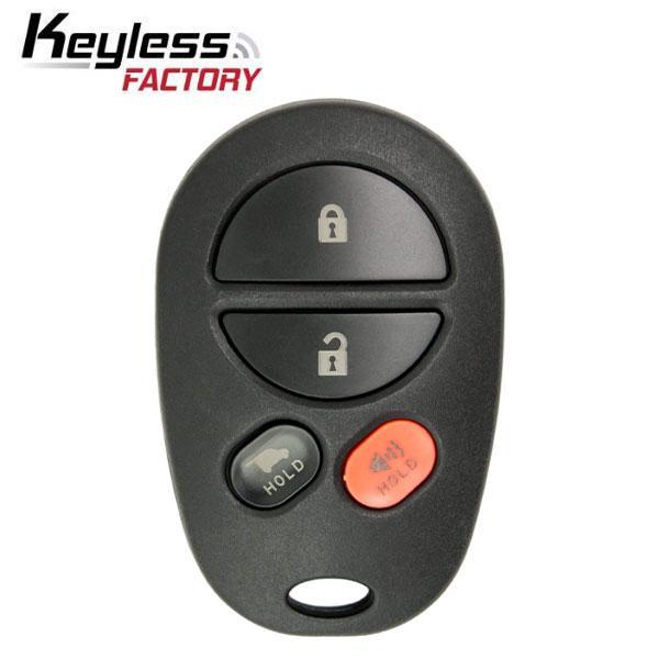 2008-2017 Toyota Sequoia / 4-Button Keyless Entry Remote / GQ43VT20T (R-TOY-20T-4) - UHS Hardware 2008-2017 Toyota Sequoia / 4-Button Keyless Entry Remote / GQ43VT20T (R-TOY-20T-4) - UHS Hardware