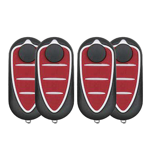 4 x 2010-2016 Alfa Romeo Giulietta / 3-Button Flip Key / 434 MHz (AFTERMARKET) (Pack of 4) - UHS Hardware