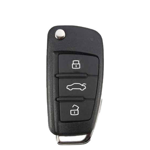 2015-2018 Audi A3 Q3 / 4-Button Flip Key / PN: BVD 837 220A / NBGFS12A71 (OEM) - UHS Hardware 2015-2018 Audi A3 Q3 / 4-Button Flip Key / PN: BVD 837 220A / NBGFS12A71 (OEM) - UHS Hardware