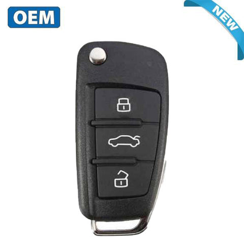 2015-2018 Audi A3 Q3 / 4-Button Flip Key / PN: BVD 837 220A / NBGFS12A71 (OEM) - UHS Hardware 2015-2018 Audi A3 Q3 / 4-Button Flip Key / PN: BVD 837 220A / NBGFS12A71 (OEM) - UHS Hardware