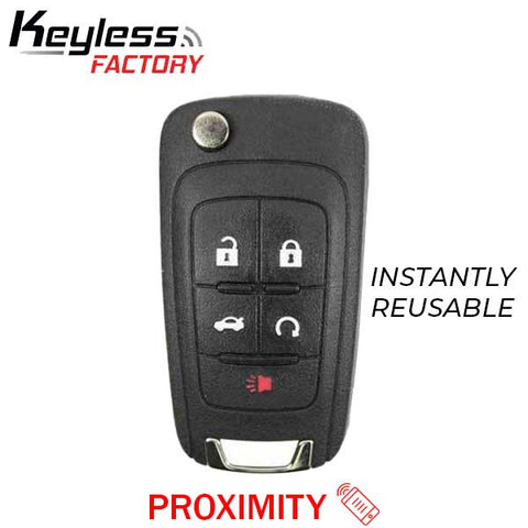 2010-2019 GM / 5-Button Reusable Flip Key / PN: 13500319 / OHT01060512 / HU101 / PEPS (AFTERMARKET) - UHS Hardware 2010-2019 GM / 5-Button Reusable Flip Key / PN: 13500319 / OHT01060512 / HU101 / PEPS (AFTERMARKET) - UHS Hardware