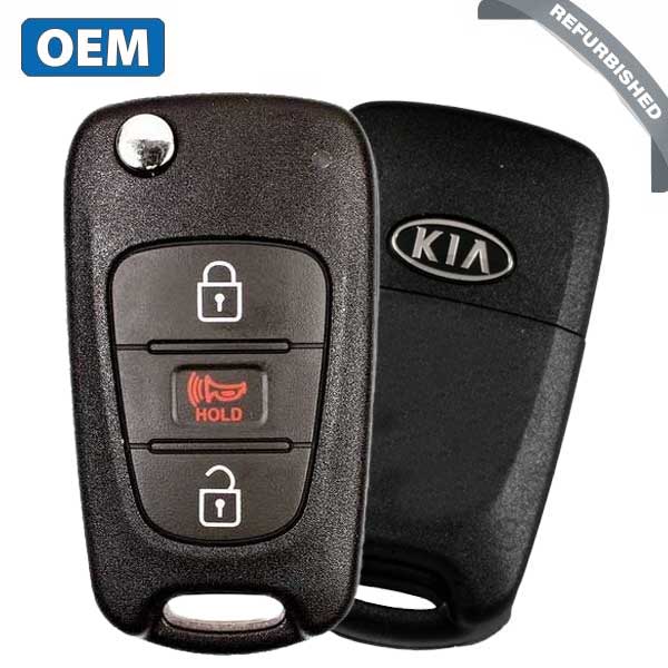 2012-2013 Kia Rio / 3-Button Flip Key / PN: 315-NA-TP / TQ8HM-T034 (UN) (Canada) (OEM Refurb) - UHS Hardware 2012-2013 Kia Rio / 3-Button Flip Key / PN: 315-NA-TP / TQ8HM-T034 (UN) (Canada) (OEM Refurb) - UHS Hardware