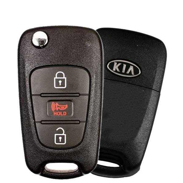 2012-2013 Kia Rio / 3-Button Flip Key / PN: 315-NA-TP / TQ8HM-T034 (UN) (Canada) (OEM Refurb) - UHS Hardware 2012-2013 Kia Rio / 3-Button Flip Key / PN: 315-NA-TP / TQ8HM-T034 (UN) (Canada) (OEM Refurb) - UHS Hardware