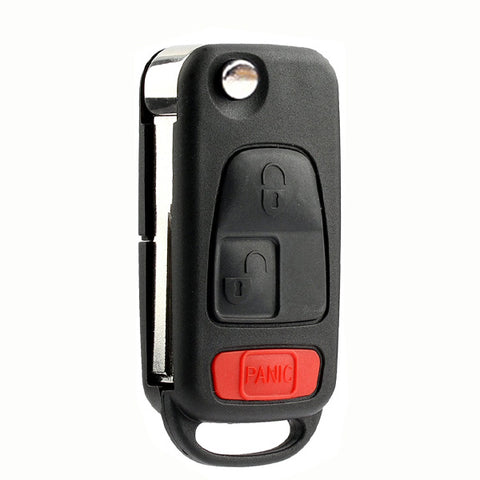 1996-2008 Mercedes SLK Chrysler Crossfire / 3-Button Flip Key / HU64 / PCF7935 44 Chip for KR55 Key Maker (RFK-MB-001) - UHS Hardware 1996-2008 Mercedes SLK Chrysler Crossfire / 3-Button Flip Key / HU64 / PCF7935 44 Chip for KR55 Key Maker (RFK-MB-001) - UHS Hardware