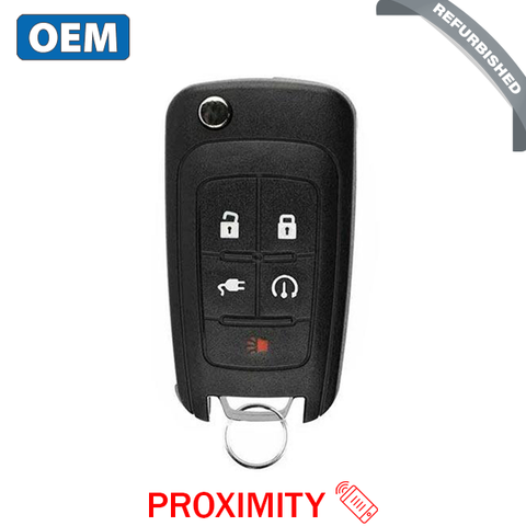 2011-2015 Chevrolet Volt / 5-Button Flip Key w/ Plug-In / PN: 22923862 / OHT05918179 / PEPS (OEM Refurb) - UHS Hardware 2011-2015 Chevrolet Volt / 5-Button Flip Key w/ Plug-In / PN: 22923862 / OHT05918179 / PEPS (OEM Refurb) - UHS Hardware