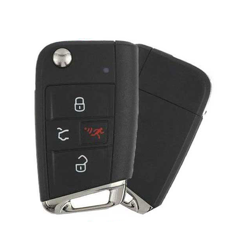 2015-2019 Volkswagen Golf GTI / 4-Button Flip Key / PN: 5G0 959 752 BE / NBGFS12P01/ HU66 / KESSY (AFTERMARKET) - UHS Hardware 2015-2019 Volkswagen Golf GTI / 4-Button Flip Key / PN: 5G0 959 752 BE / NBGFS12P01/ HU66 / KESSY (AFTERMARKET) - UHS Hardware