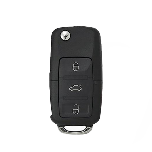 2011-2016 Volkswagen / 4-Button Flip Key / PN: 5K0837202AK / NBG010206T / HU66 / KESSY (AFTERMARKET) - UHS Hardware 2011-2016 Volkswagen / 4-Button Flip Key / PN: 5K0837202AK / NBG010206T / HU66 / KESSY (AFTERMARKET) - UHS Hardware