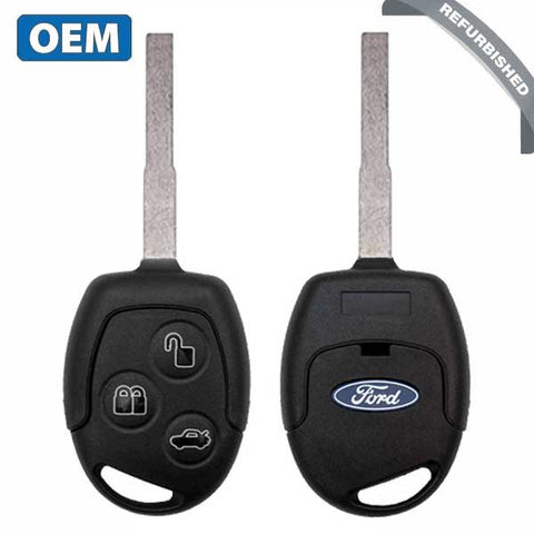 2011-2017 Ford Fiesta / 3-Button Remote Head Key / PN: 164-R8043 / KR55WK47899 / HU101 / Chip 80 Bit (OEM Refurb) - UHS Hardware 2011-2017 Ford Fiesta / 3-Button Remote Head Key / PN: 164-R8043 / KR55WK47899 / HU101 / Chip 80 Bit (OEM Refurb) - UHS Hardware