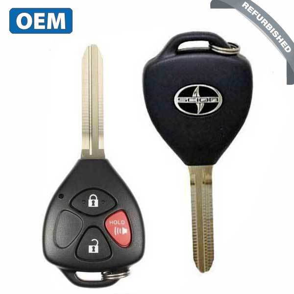 2008-2012 Scion xB / 3-Button Remote Head Key / PN: 89070-12380 / HYQ12BBY (OEM REFURB) - UHS Hardware 2008-2012 Scion xB / 3-Button Remote Head Key / PN: 89070-12380 / HYQ12BBY (OEM REFURB) - UHS Hardware