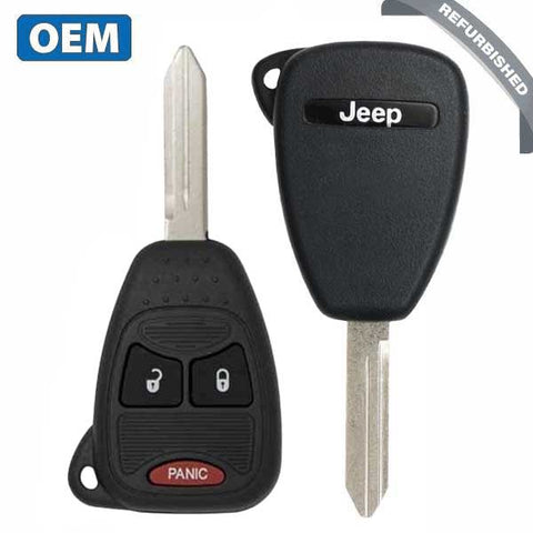 2004-2017 Jeep Patriot Compass / 3-Button Remote Head Key / PN: 68000603AA / OHT692427AA OHT692713AA (OEM Refurb) - UHS Hardware 2004-2017 Jeep Patriot Compass / 3-Button Remote Head Key / PN: 68000603AA / OHT692427AA OHT692713AA (OEM Refurb) - UHS Hardware