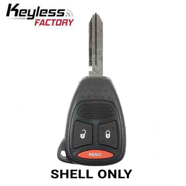 2004-2011 Chrysler / Dodge / Jeep / 3-Button Smart Key SHELL for KOBDT04A (RHS-CHY-1345) - UHS Hardware 2004-2011 Chrysler / Dodge / Jeep / 3-Button Smart Key SHELL for KOBDT04A (RHS-CHY-1345) - UHS Hardware