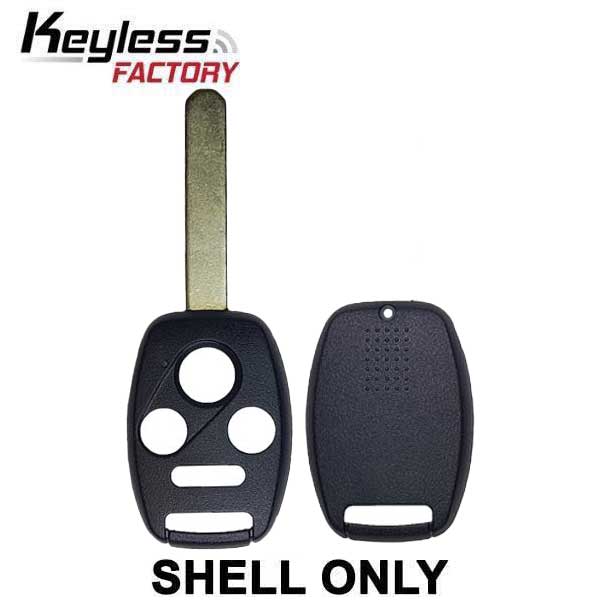 2005-2013 Honda / 4-Button Remote Head Key SHELL / HO01 / OUCG8D-380H-A, MLBHLIK-1T, KR55WK49308, N5F-S0084A (AFTERMARKET) - UHS Hardware