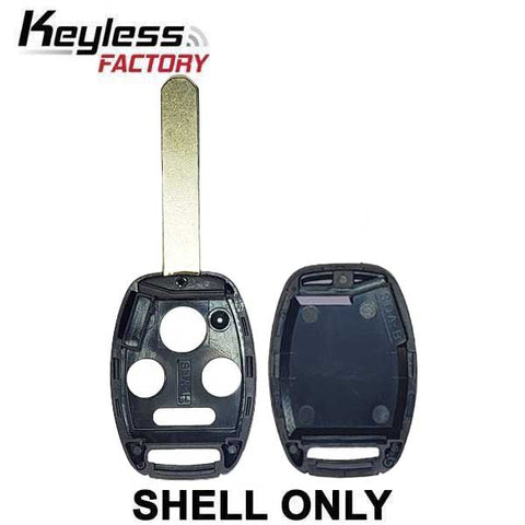 2005-2013 Honda / 4-Button Remote Head Key SHELL / HO01 / OUCG8D-380H-A, MLBHLIK-1T, KR55WK49308, N5F-S0084A (AFTERMARKET) - UHS Hardware