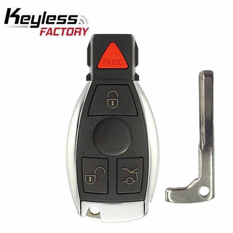 1997-2014 Mercedes Benz 4-Button Smart Key SHELLfor IYZ-3312 - UHS Hardware 1997-2014 Mercedes Benz 4-Button Smart Key SHELLfor IYZ-3312 - UHS Hardware