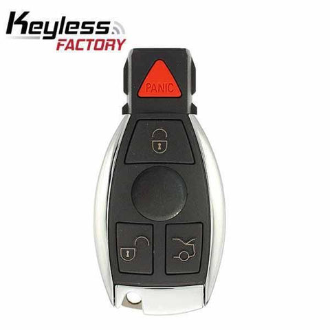 1997-2014 Mercedes Benz 4-Button Smart Key SHELLfor IYZ-3312 - UHS Hardware 1997-2014 Mercedes Benz 4-Button Smart Key SHELLfor IYZ-3312 - UHS Hardware