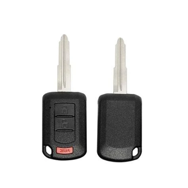 2016-2018 Mitsubishi / 3-Button Remote Head Key Shell / MIT3 / OUCJ166N (RHS-MIT-010) - UHS Hardware 2016-2018 Mitsubishi / 3-Button Remote Head Key Shell / MIT3 / OUCJ166N (RHS-MIT-010) - UHS Hardware