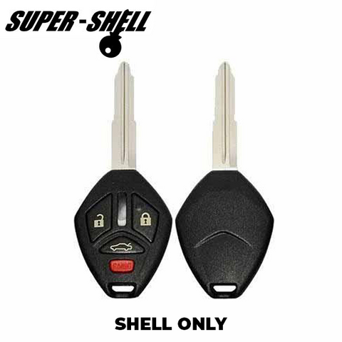 2007-2012 Mitsubishi / 4-Button Remote Head Key Shell / MIT6 / OUCG8D-620M-A (RHS-MIT-012) - UHS Hardware 2007-2012 Mitsubishi / 4-Button Remote Head Key Shell / MIT6 / OUCG8D-620M-A (RHS-MIT-012) - UHS Hardware