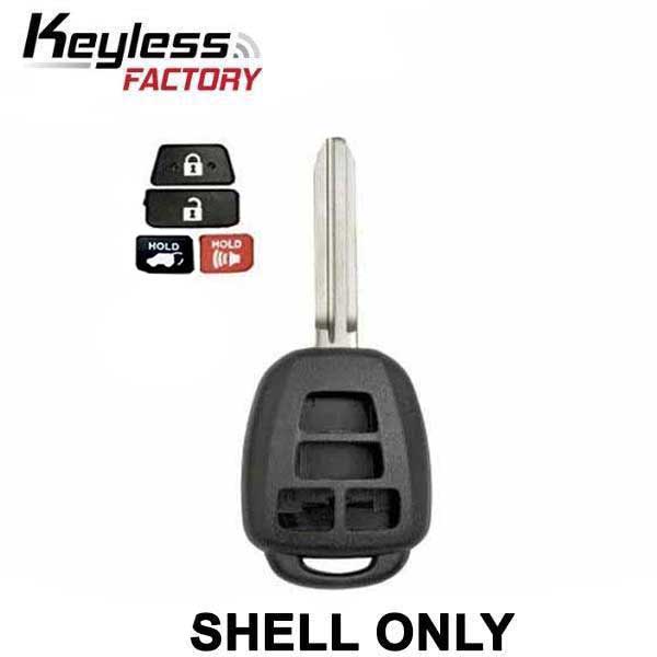 2013-2018 Toyota RAV4 / 4-Button Remote Head Key SHELL / (AFTERMARKET) - UHS Hardware 2013-2018 Toyota RAV4 / 4-Button Remote Head Key SHELL / (AFTERMARKET) - UHS Hardware