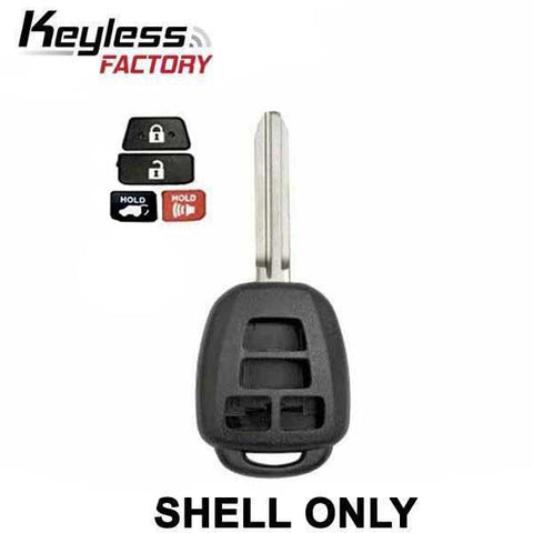 2013-2018 Toyota RAV4 / 4-Button Remote Head Key SHELL / (AFTERMARKET) - UHS Hardware 2013-2018 Toyota RAV4 / 4-Button Remote Head Key SHELL / (AFTERMARKET) - UHS Hardware