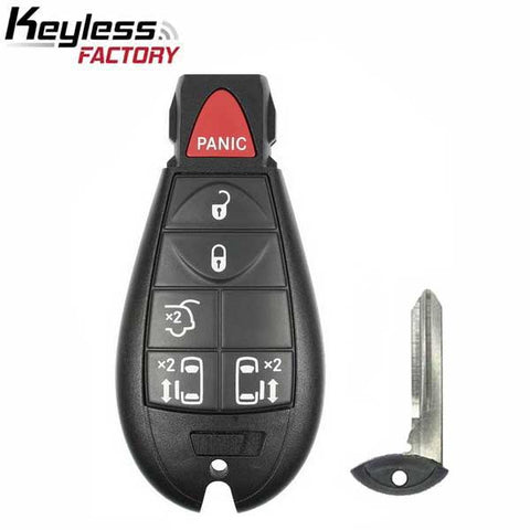 2008-2017 Chrysler / Dodge / VW /Jeep / 6-Button Fobik / M3N5WY783X / (RK-CHY-FBK-6) - UHS Hardware 2008-2017 Chrysler / Dodge / VW /Jeep / 6-Button Fobik / M3N5WY783X / (RK-CHY-FBK-6) - UHS Hardware