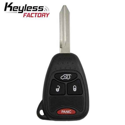 2004-2016 Chrysler Dodge Jeep / 4-Button Remote Head Key / OHT692427AA (RK-CHY-OHT-4) - UHS Hardware 2004-2016 Chrysler Dodge Jeep / 4-Button Remote Head Key / OHT692427AA (RK-CHY-OHT-4) - UHS Hardware