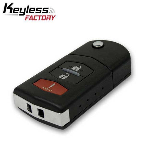 2004-2008 Mazda 6 / RX8 / 3-Button Flip Key / PN: GP7A-67-5RYB / KPU41788 / (RK-MZ-KPU-3) - UHS Hardware 2004-2008 Mazda 6 / RX8 / 3-Button Flip Key / PN: GP7A-67-5RYB / KPU41788 / (RK-MZ-KPU-3) - UHS Hardware