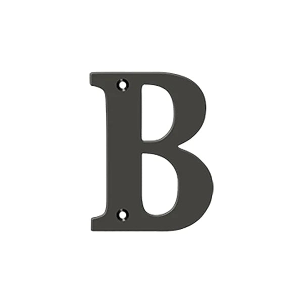 Deltana - 4" Residential Letter B - Optional Finish
