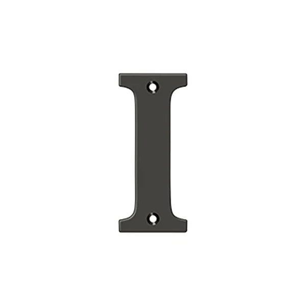 Deltana - 4" Residential Letter I - Optional Finish