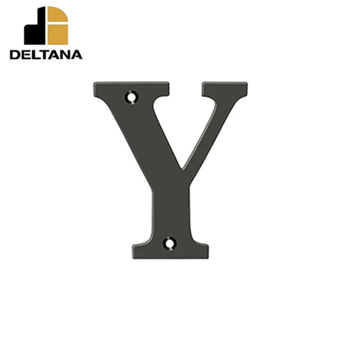 Deltana - 4" Residential Letter Y - Optional Finish Deltana - 4" Residential Letter Y - Optional Finish