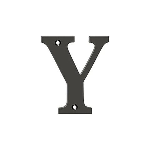 Deltana - 4" Residential Letter Y - Optional Finish Deltana - 4" Residential Letter Y - Optional Finish