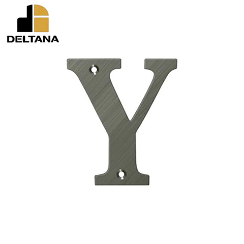 Deltana - 4" Residential Letter Y - Optional Finish Deltana - 4" Residential Letter Y - Optional Finish