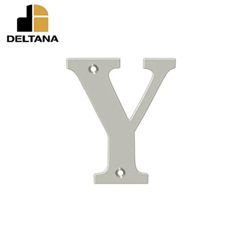 Deltana - 4" Residential Letter Y - Optional Finish Deltana - 4" Residential Letter Y - Optional Finish