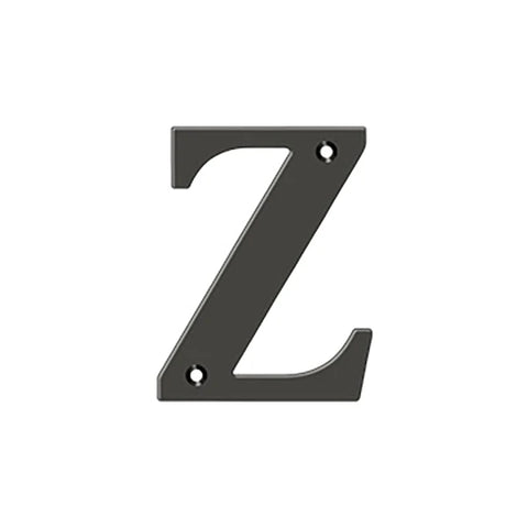 Deltana - 4" Residential Letter Z - Optional Finish Deltana - 4" Residential Letter Z - Optional Finish