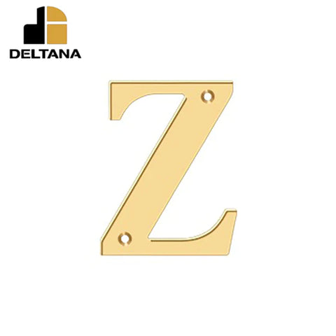 Deltana - 4" Residential Letter Z - Optional Finish Deltana - 4" Residential Letter Z - Optional Finish
