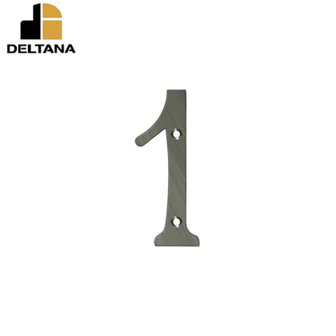 Deltana - 4" Numbers - Solid Brass - Optional Finish Deltana - 4" Numbers - Solid Brass - Optional Finish