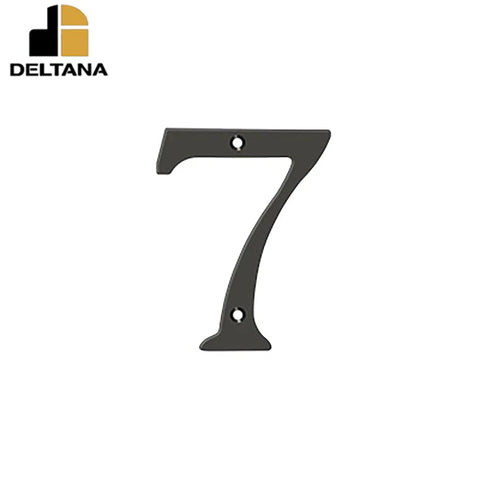 Deltana - 4" Numbers - Solid Brass - Optional Finish Deltana - 4" Numbers - Solid Brass - Optional Finish