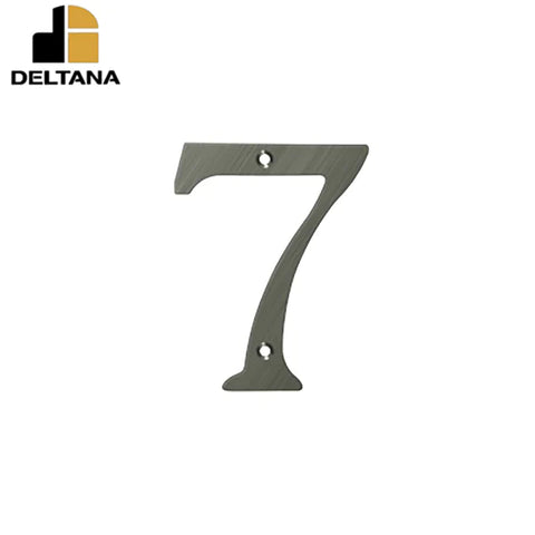 Deltana - 4" Numbers - Solid Brass - Optional Finish Deltana - 4" Numbers - Solid Brass - Optional Finish