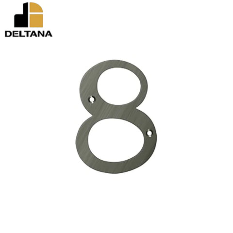 Deltana - 4" Numbers - Solid Brass - Optional Finish Deltana - 4" Numbers - Solid Brass - Optional Finish