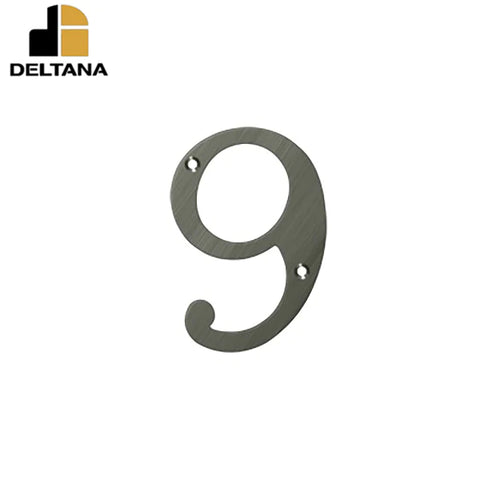 Deltana - 4" Numbers - Solid Brass - Optional Finish Deltana - 4" Numbers - Solid Brass - Optional Finish
