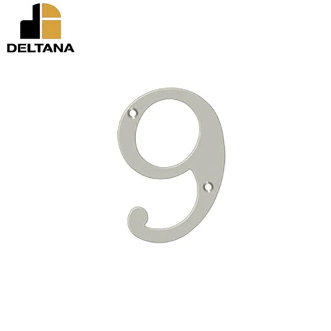 Deltana - 4" Numbers - Solid Brass - Optional Finish Deltana - 4" Numbers - Solid Brass - Optional Finish