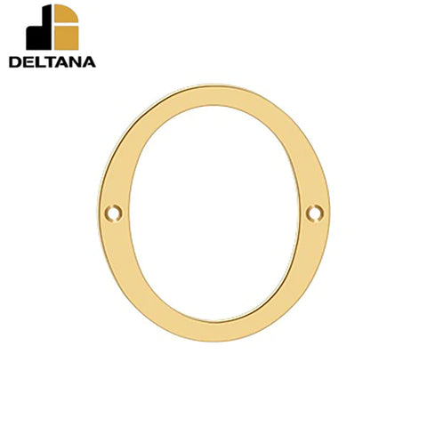 Deltana - 6" Numbers - Solid Brass - Optional Finish Deltana - 6" Numbers - Solid Brass - Optional Finish
